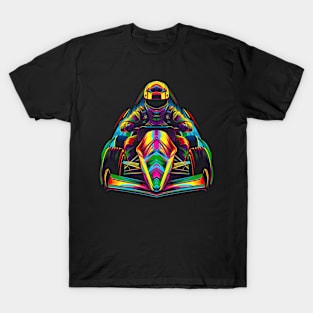 Autocross Car Racing Racer Pop Art T-Shirt